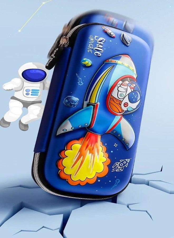 Crackles Pencil Case Large Capacity Pencil Pouch Bag 3D Cover EVA Compass School Pouch Organizer for Students Kids Premium Stylish Pen Holder Pouch (Random Design and Color)(Pack of 1) - Image 5